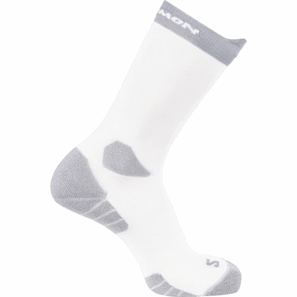 Skarpety Do Biegania Salomon Aero Crew White/Quarry