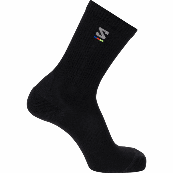 Skarpety Salomon Sunday Smart Crew Black/Grey Flannel