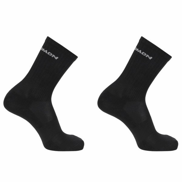 Skarpety Trekkingowe Salomon Evasion Crew 2-Pack Black/Black