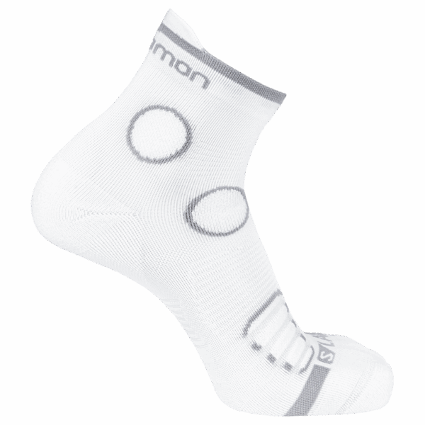Skarpety Do Biegania Salomon S/Lab Pulse Ankle White/Light Grey
