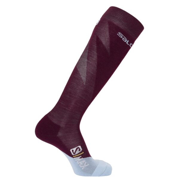 Skarpety Narciarskie Salomon S/Max Red Dhalia/Kentucky Blue