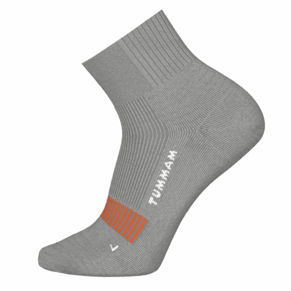 Skarpety Trekkingowe Mammut Hiking Full Cushion Quarter Alloy/Tangerine/White