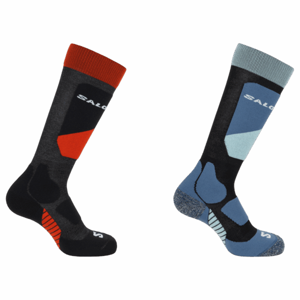 Skarpety Narciarskie Salomon S/Access Jr 2-Pack Black/Magnet