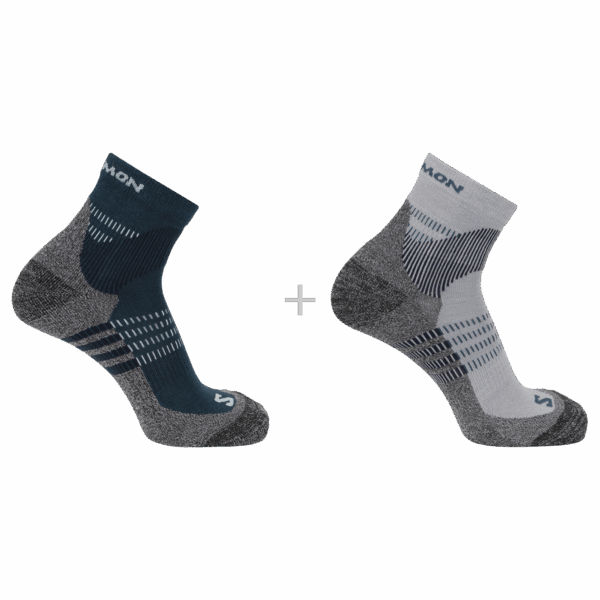 Skarpety Trekkingowe Salomon X Ultra Access Quarter 2-Pack Quarry/Stargazer