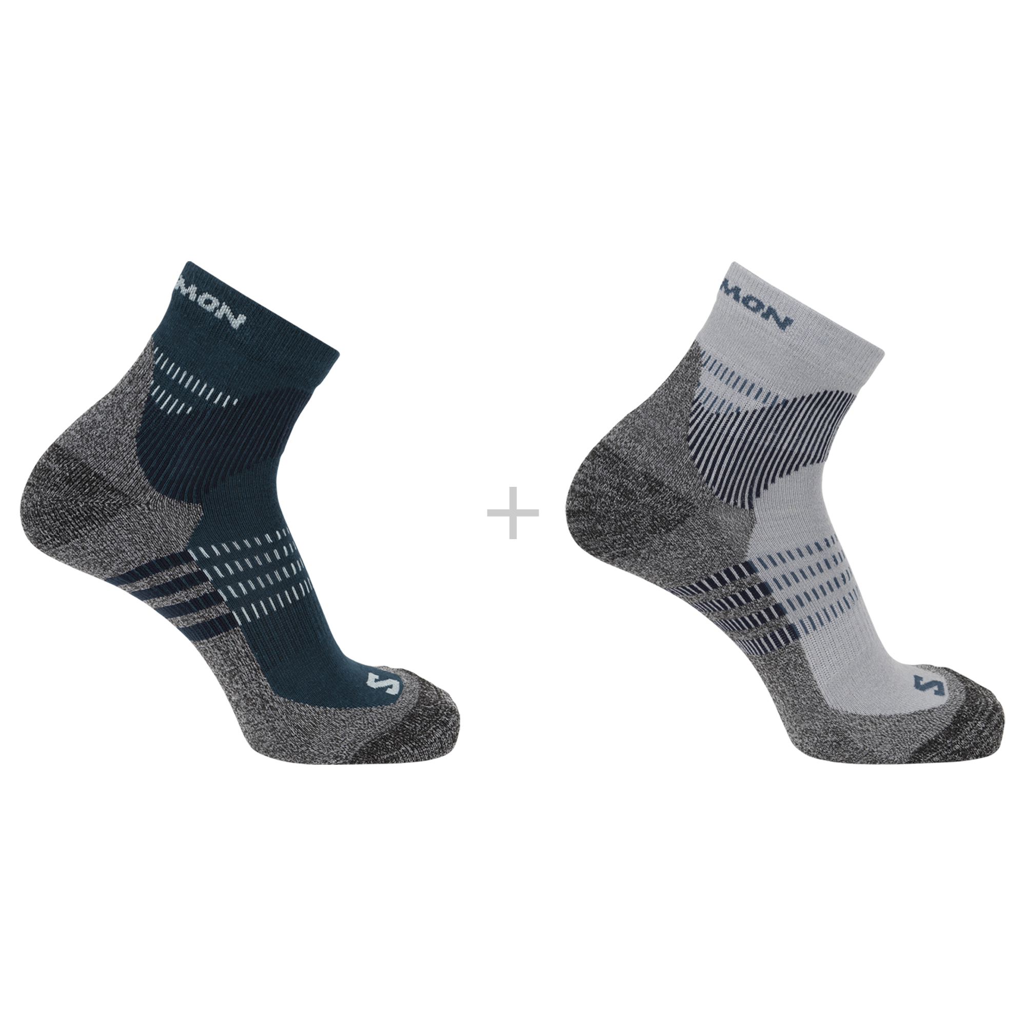 Skarpety Trekkingowe Salomon X Ultra Access Quarter 2-Pack Quarry/Stargazer