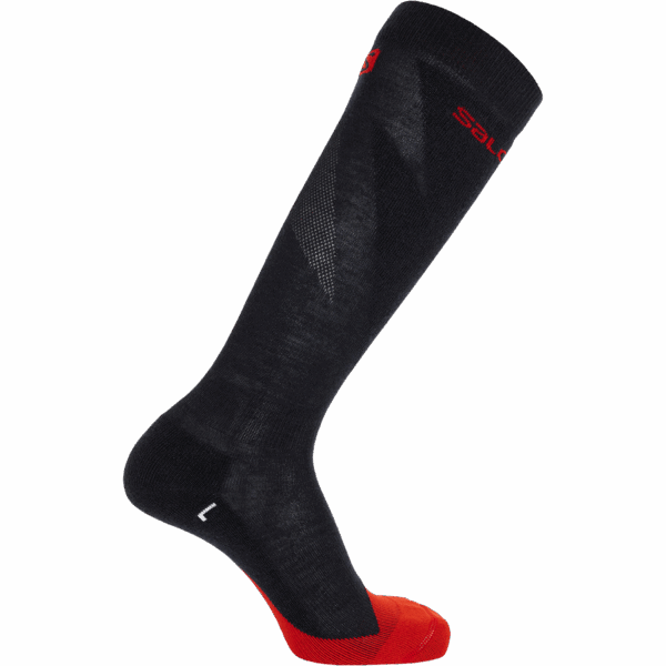 Skarpety Narciarskie Salomon S/Max Black/Racing Red