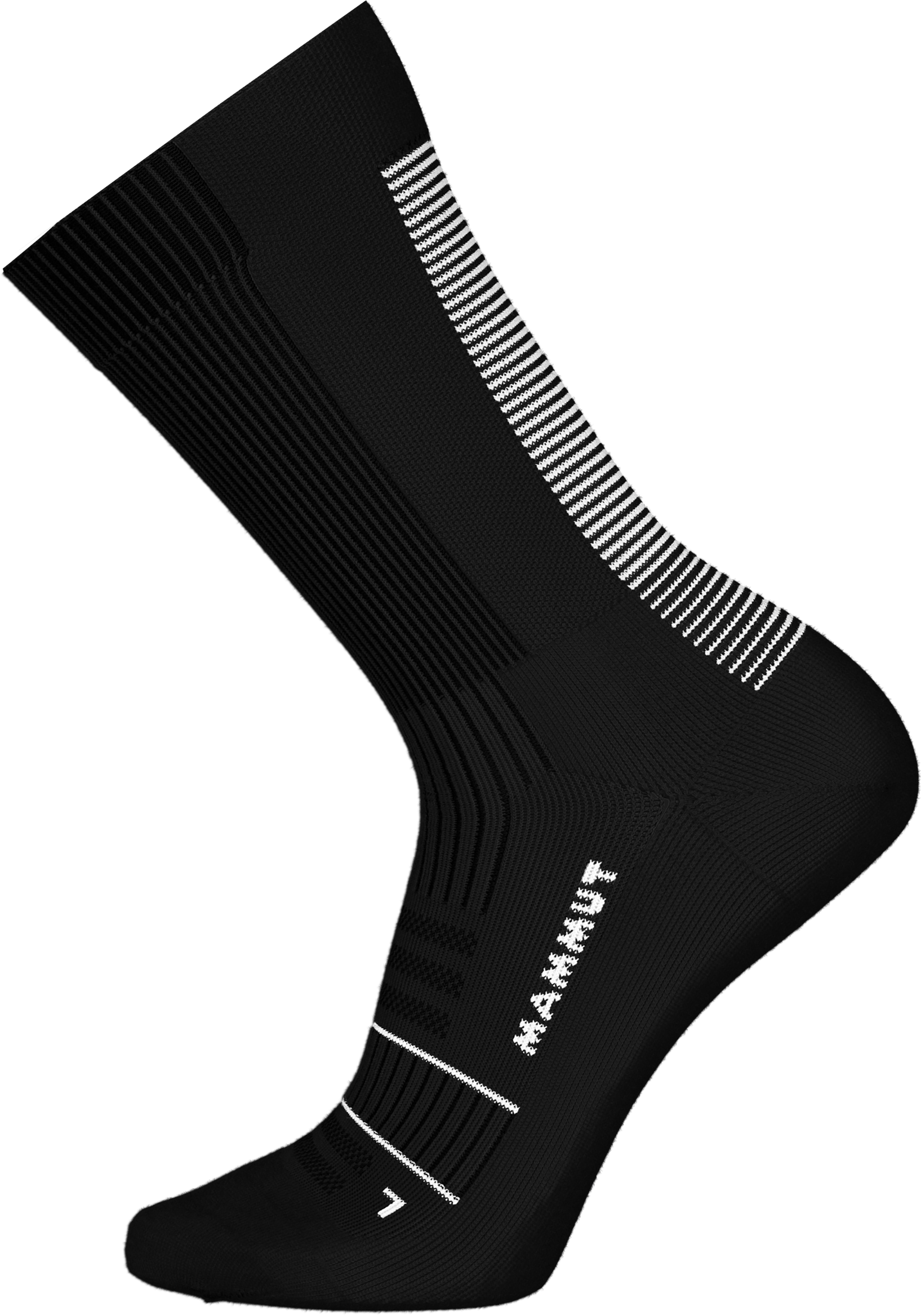 Skarpety Do Biegania Mammut Trail Running Targeted Cushion Crew Black/White