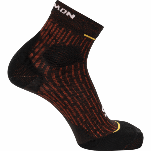 Skarpety Do Biegania Salomon Ultra Glide Ankle Black/High Risk Red/Zinnia