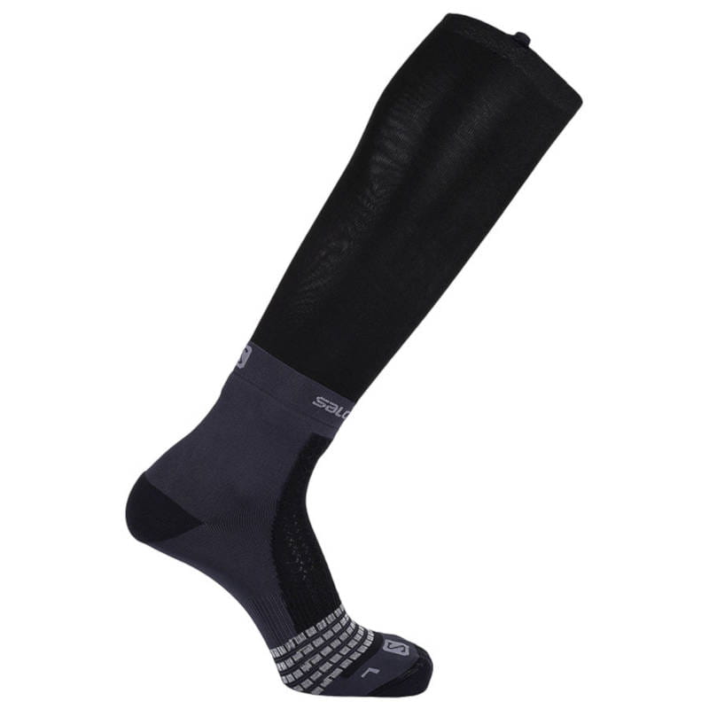 Skarpety Do Biegania Salomon Nso Pro Leg-Up Ebony/Black