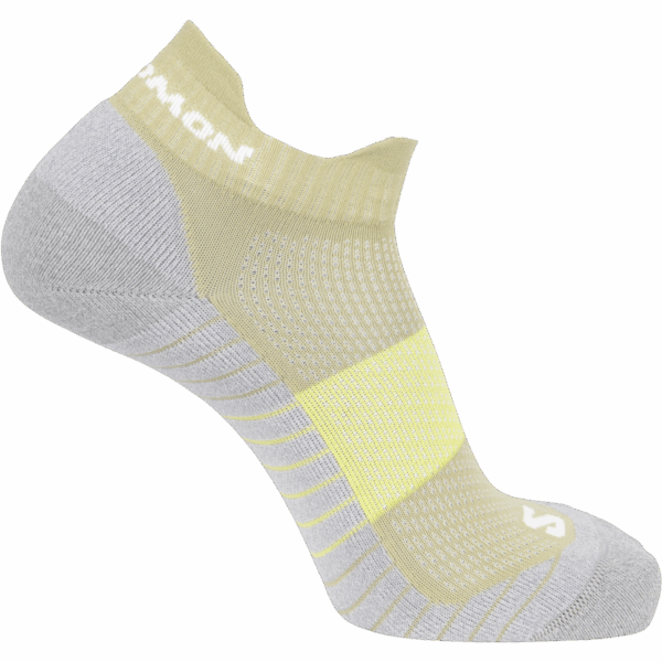 Skarpety Do Biegania Salomon Aero Ankle Alfalfa/Sunny Lime/Ghost Gray