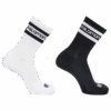 Skarpety Salomon 365 Crew 2-Pack White/Black