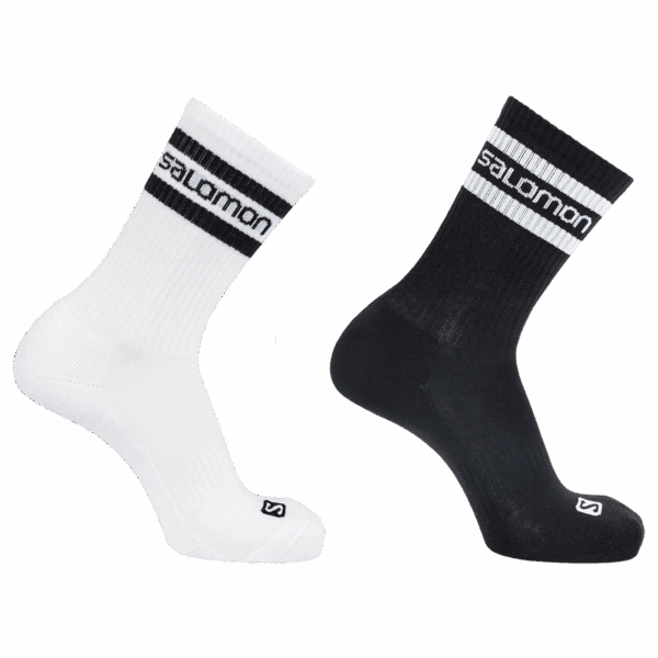 Skarpety Salomon 365 Crew 2-Pack White/Black