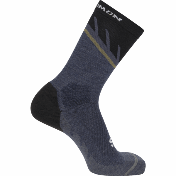 Skarpety Do Biegania Salomon Speedcross Crew India Ink/Black/Dried Herb