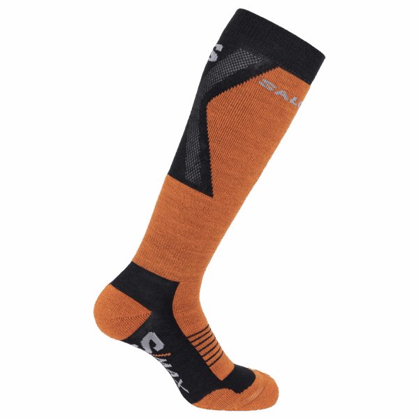 Skarpety Narciarskie Salomon S/Max Jr Black/Orange