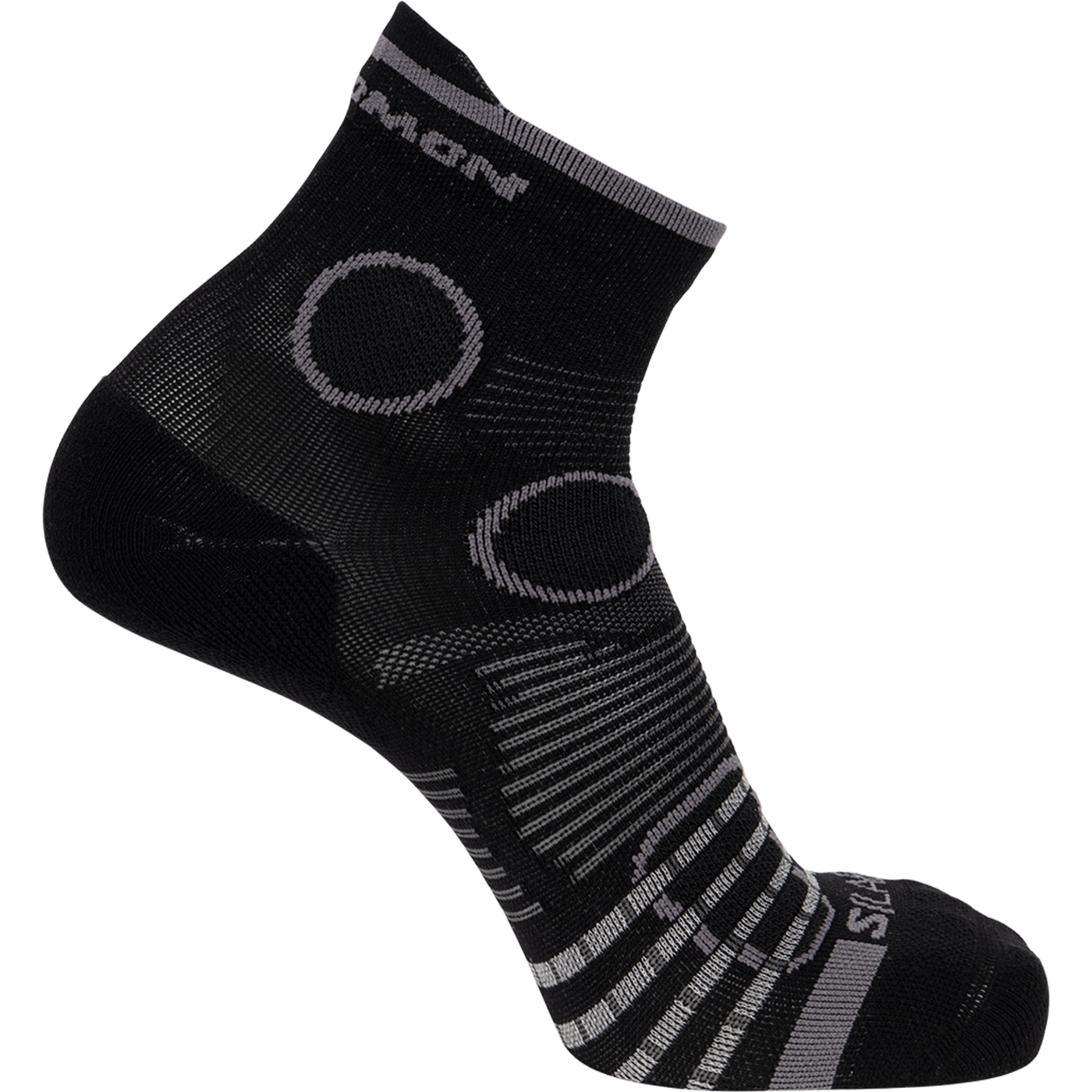 Skarpety Do Biegania Salomon S/Lab Pulse Ankle Black/Dark Grey