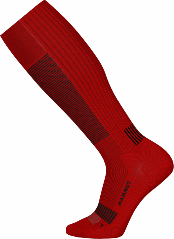 Skarpety Trekkingowe Mammut Mountaineering Compression Knee Mammut Red/Black
