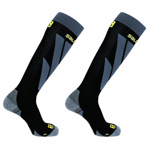 Skarpety Narciarskie Salomon S/Access 2-Pack Black/Black/Corona Yellow