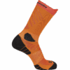 Skarpety Do Biegania Salomon Aero Crew Red Orange/Turmeric
