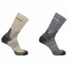 Skarpety Trekkingowe Salomon X Ultra Access Crew 2-Pack Quarry/Rainy Day