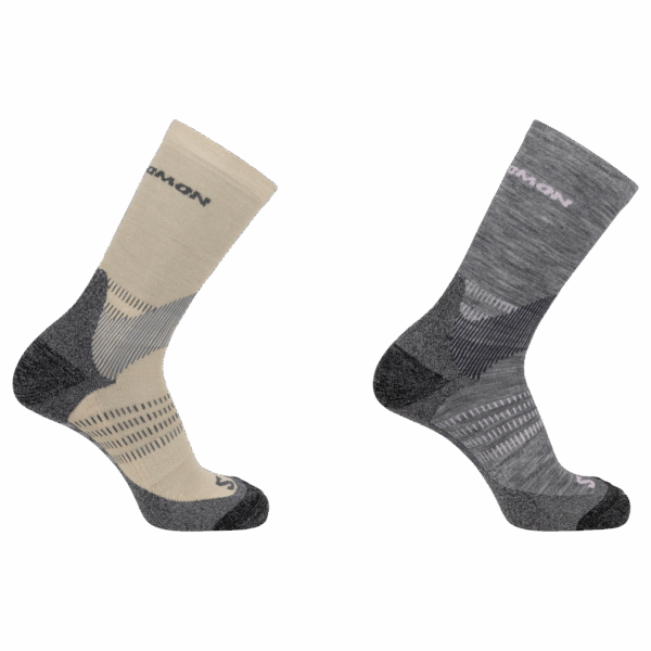 Skarpety Trekkingowe Salomon X Ultra Access Crew 2-Pack Quarry/Rainy Day