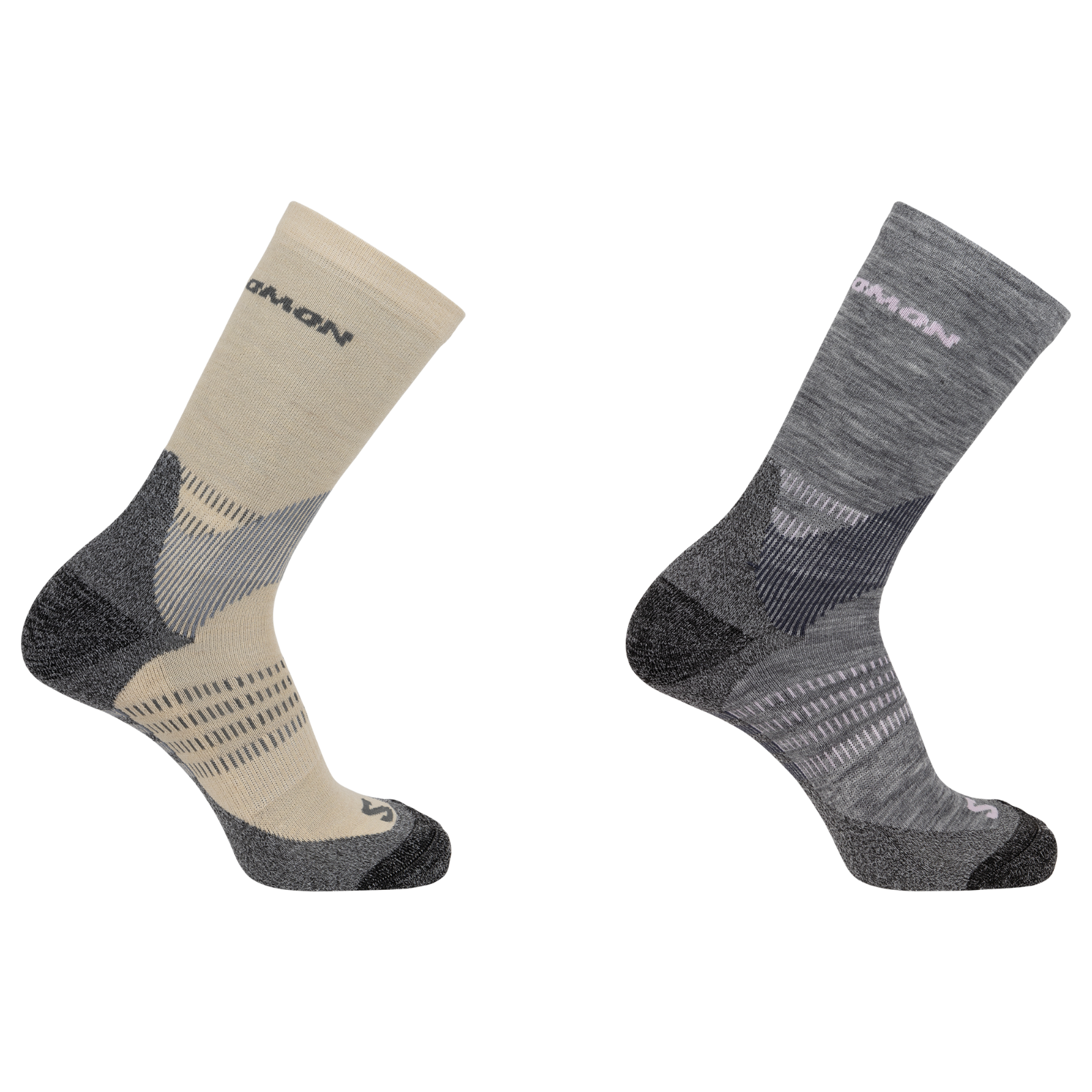 Skarpety Trekkingowe Salomon X Ultra Access Crew 2-Pack Quarry/Rainy Day