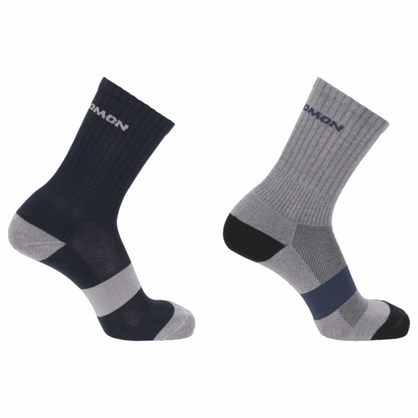 Skarpety Trekkingowe Salomon Evasion Crew 2-Pack Blue Nights/Monument