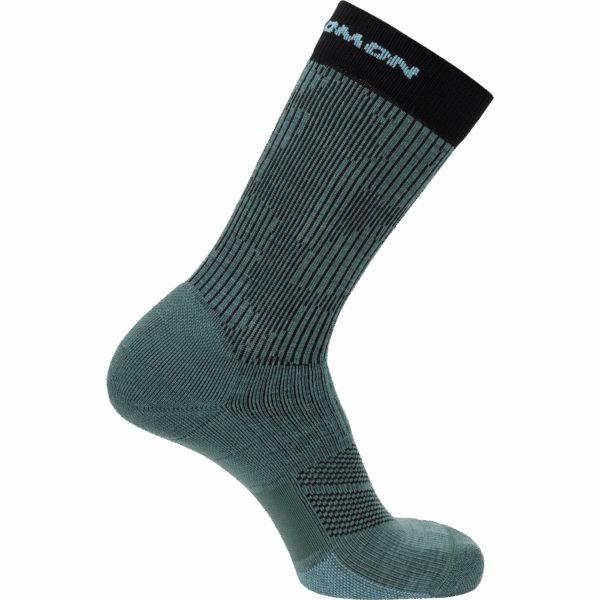 Skarpety Trekkingowe Salomon X Ultra Crew Lily Pad/Black/Aquifier