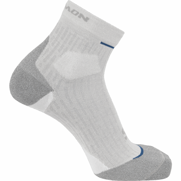 Skarpety Do Biegania Salomon Ultra Glide Ankle White/Pearl Blue/Bering Sea