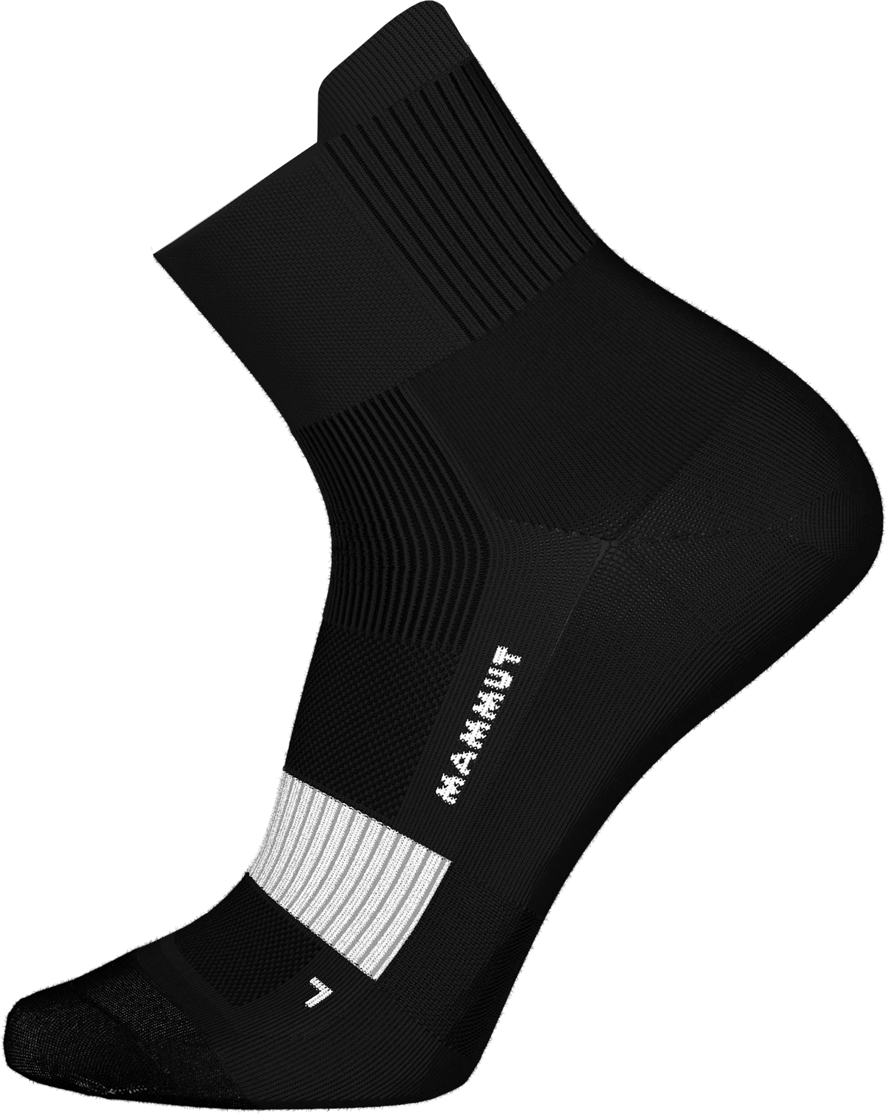 Skarpety Trekkingowe Mammut All-Mountain Targeted Cushion Quarter Black/White