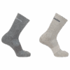 Skarpety Trekkingowe Salomon Evasion Crew 2-Pack Light Grey/Heather Medium