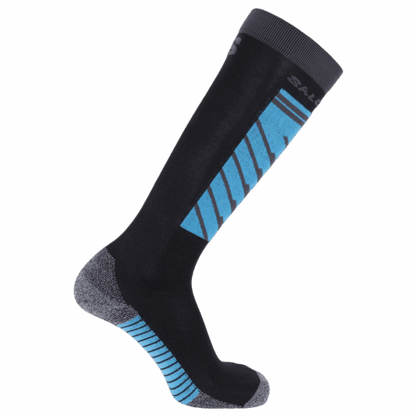 Skarpety Narciarskie Salomon S/Access Deep Black/Indigo Bunting/Phantom Grey