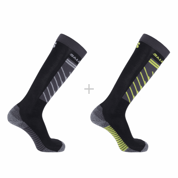 Skarpety Narciarskie Salomon S/Access 2-Pack Deep Black/Ebony/Phantom