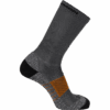 Skarpety Do Biegania Salomon Aero Crew Ebony/Scarlet Ibis/Black