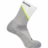Skarpety Do Biegania Salomon Pulse Crew White/Metal/Safety Yellow