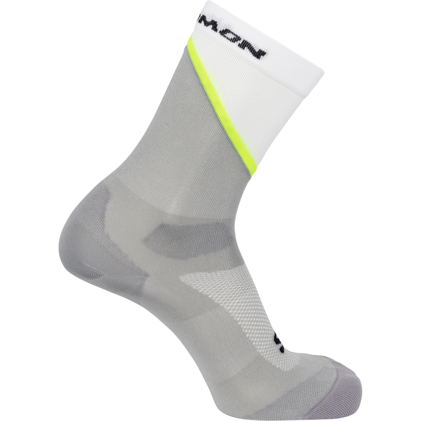 Skarpety Do Biegania Salomon Pulse Crew White/Metal/Safety Yellow