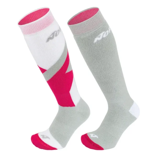 Skarpety Narciarskie Nordica Multisports Winter 2-Pack Junior Lt Grey/Coral/White + Lt Grey