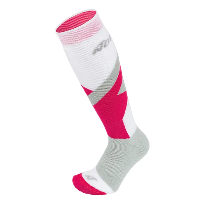 Skarpety Narciarskie Nordica Multisports Winter 2-Pack Junior Lt Grey/Coral/White + Lt Grey - obrazek 2