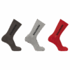 Skarpety Salomon Everyday Crew 3-Pack High Risk Red/Falcon/Metal