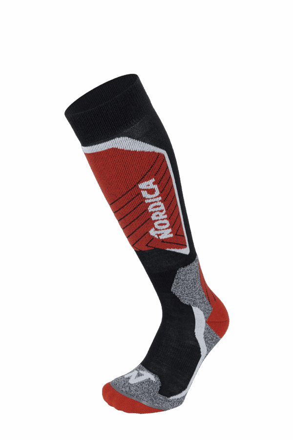 Dziecięce Skarpety Narciarskie Nordica Tech Junior Black/Red/White