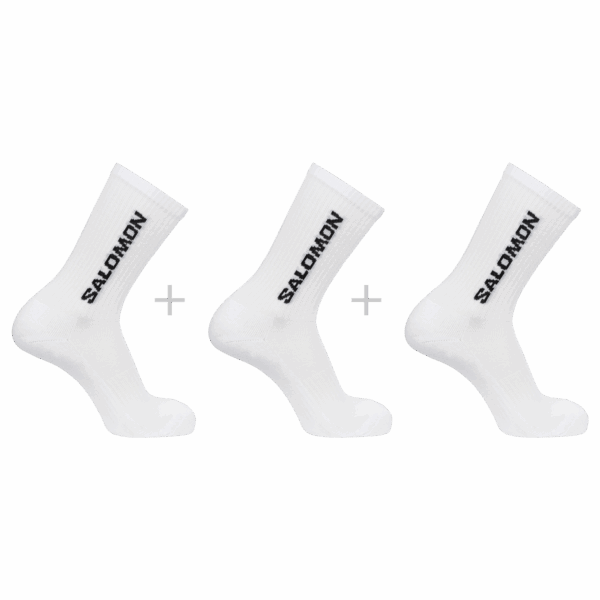Skarpety Salomon Everyday Crew 3-Pack White/White/White