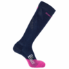 Skarpety Narciarskie Salomon S/Max Dress Blue/Pink Yarrow
