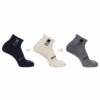 Skarpety Salomon Everyday Ankle 3-Pack Vanilla Ice/Frost Grey/Dark Sapphir