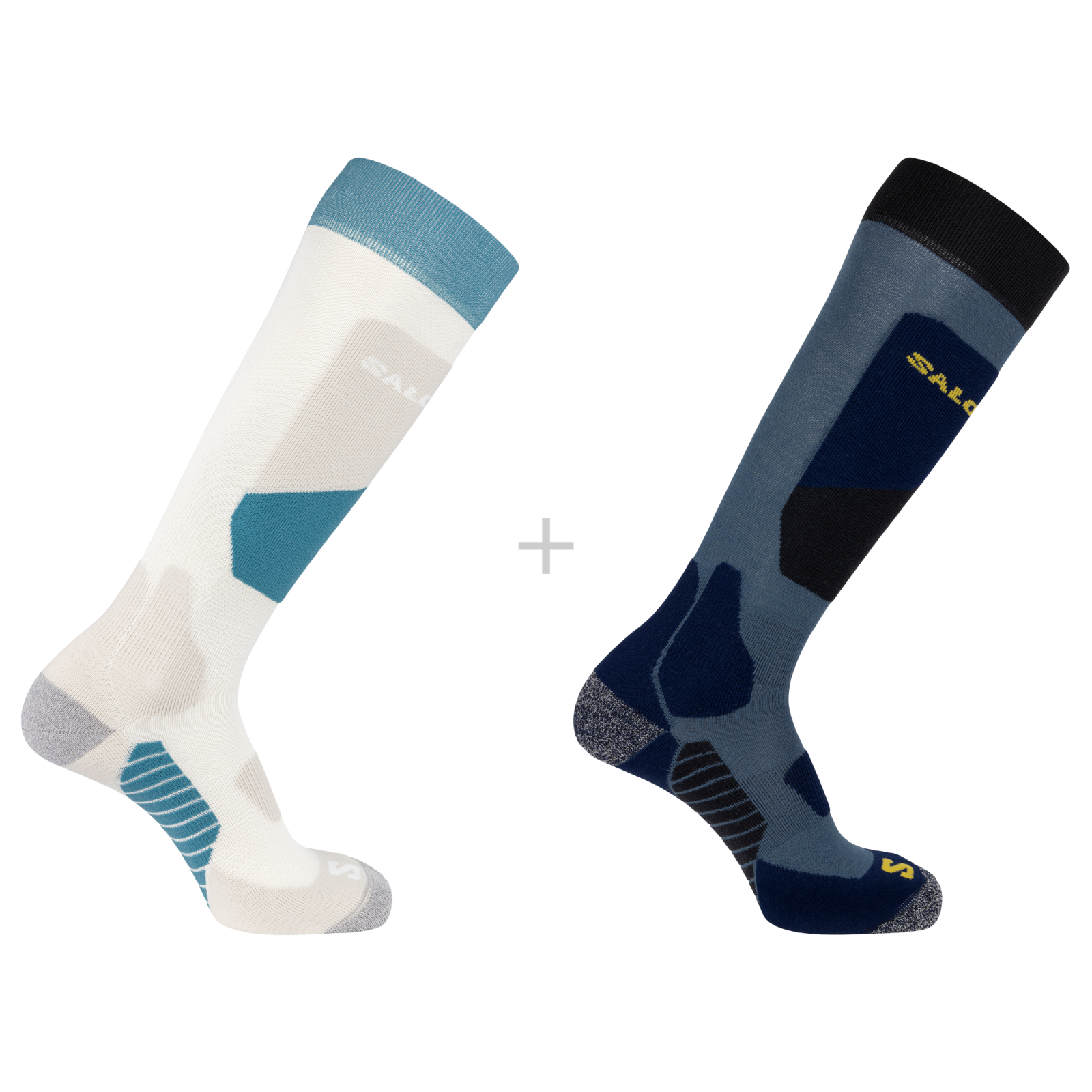 Skarpety Narciarskie Salomon S/Access 2-Pack Copen Blue/Egret