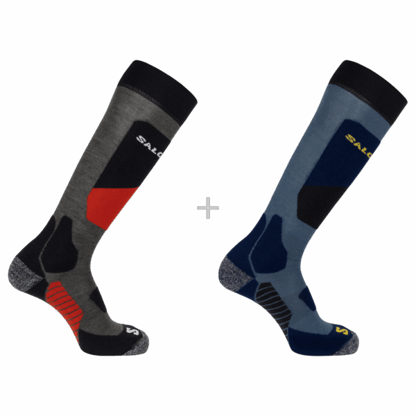 Skarpety Narciarskie Salomon S/Access 2-Pack Copen Blue/Beluga