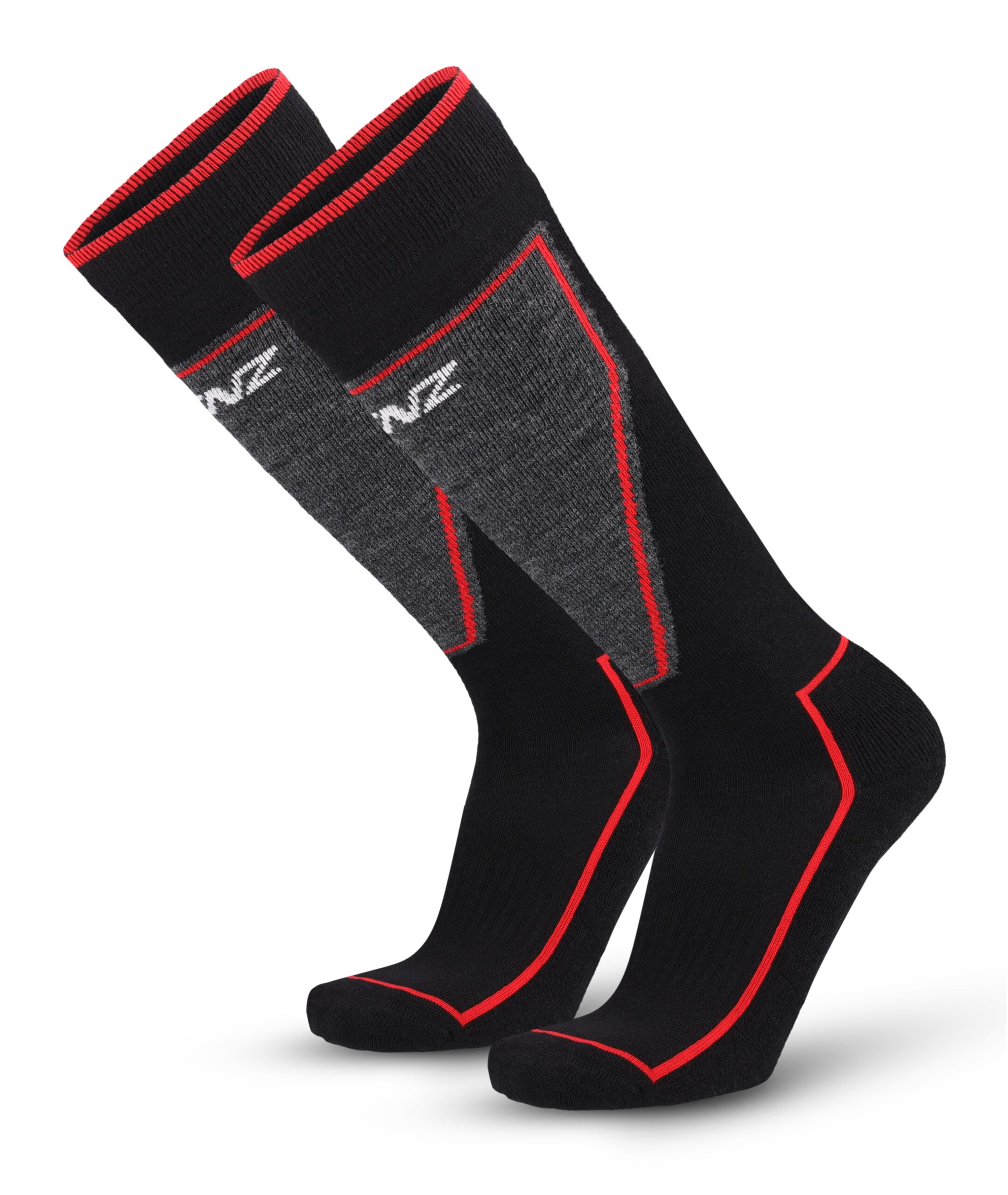 Skarpety Narciarskie Lenz Performance Ski 2-Pack Black/Red