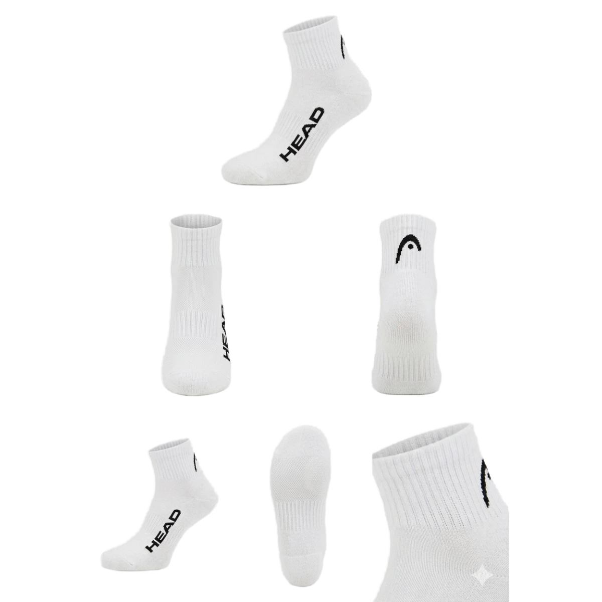 Skarpety Head Multisport Active 6-Pack White/Black - obrazek 4